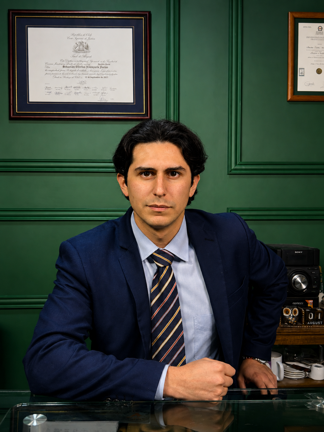 Sebastián Valenzuela, abogado en Chile